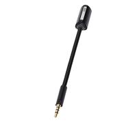 Bewinner Micrófono de Repuesto para Auriculares para Juegos Apto para ROG II, Cancelación de Ruido, Sonido Claro, Micrófono Inalámbrico de 3,5 Mm, Brazo Flexible Desmontable