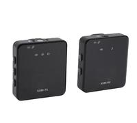 Bewinner Micrófono Wireless Lavalier, Micrófono Mini Clip de Cancelación de Ruido con Bluetooth 5.3, Transmisión de 2.4GHz para Cámara, Entrevista de Grabación de Video Vlog de Youtube,