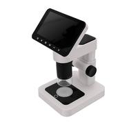 Bewinner Microscopio Digital de Monedas HD 1080P de 5 Pulgadas, Aumento de 1000X Tipo C, Cámara de Microscopio con Lupa de Monedas con Pantalla LCD Recargable con 8 Luces LED, Zoom Ajustable de