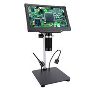 Bewinner Microscopio Digital LCD, Pantalla para Reparación Electrónica for Educación e Investigación