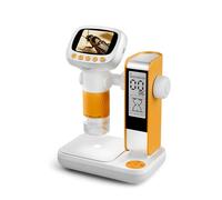 Bewinner Microscopio Digital Portátil, Fotografía Portátil y Video Microscopios de Pantalla de 2 Pulgadas, 1000X HD Pocket Mini Mini Microscopio USB Cámara con 8 Luces LED Ajustables