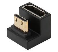 Bewinner Mini Adaptador HDMI a HDMI, 8K 60Hz 48Gbps 180 Grados Mini HDMI Macho a HDMI Hembra Conector, Convertidor HDMI en Forma de U para DSLR, Videocámara, PC