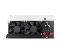 Bewinner Mini Bomba de Refrigeración por Agua, Tanque de Agua de 12 V, 5 A, 25 W, 1100 Ml, Bomba para Sistemas de Refrigeración por Agua de PC, Ventilador de 4000 RPM, Tanque de