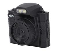Bewinner Mini Cámara de Llavero, Cámara de Tamaño de Mini Pulgar 4K 64MP, Cámaras Digitales Retro FHD, Videocámara de Video Micro Portátil con 19 Efectos de Filtro para Viajar en Video (Black)