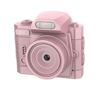Bewinner Mini Cámara de Llavero, Cámara de Tamaño de Mini Pulgar 4K 64MP, Cámaras Digitales Retro FHD, Videocámara de Video Micro Portátil con 19 Efectos de Filtro para Viajar en Video (Pink)