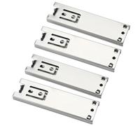 Bewinner Mini Guías para Cajones de 5 Pulgadas, 35 Mm de Ancho, Extensión Completa con Rodamiento de Bolas, 2 Guías para Cajones de Gabinete para Armario de Cocina, Funcionamiento Suave y