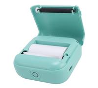Bewinner Mini Impresora Térmica, Fabricante de Pegatinas Portátil sin Tinta, Impresora Térmica Bluetooth de 203 PPP, Impresora de Bolsillo para Imágenes, Fotos, Diarios, Bricolaje (Green)