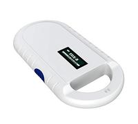 Bewinner Mini Lector RFID, Lector Portátil, Microchip Escáner Lector RFID Universal para ISO 11784/11785, FDX-B e ID64 Pantalla de Retroiluminación RFID Lector de Microchip