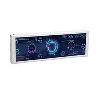 Bewinner Mini Pantalla USB IPS de 7,9 Pulgadas, Pantalla del Panel del Sensor de la PC 1280x400 para el Monitor de Datos de la CPU RAM de la PC, Pantalla de la Temperatura de la PC