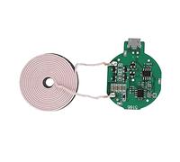 Bewinner Mini QI Módulo transmisor de Cargador inalámbrico - Bobina Simple Grande - Distancia de transmisión de 2-8 mm - Gran compatibilidad - Alta eficiencia de Carga, 5W Gran Rendimiento