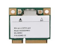 Bewinner Mini Tarjeta PCIe WiFi AX3000HMW, Adaptador de Red Mini PCIe Inalámbrico de Doble Banda de 3000Mbps, Tarjeta Wifi6 Inalámbrica para 10 64 bits para Ordenadores Portátiles