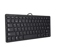 Bewinner Mini Teclado Español Portátil con Cable, 78 Teclas, Anti-Efecto Fantasma, a Prueba de Salpicaduras para Juegos y Oficina