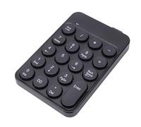 Bewinner Mini Teclado Numérico 2.4G Inalámbrico Bluetooth Modo Dual, 19 Teclas Teclado Numérico Portátil con Teclas Redondas, Diseño Ergonómico para Entrada de Datos Contables en PC