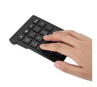 Bewinner Mini Teclado Numérico Bluetooth de 22 Teclas, Teclado Numérico Inalámbrico, Pequeño para PC, Portátil, Mac, iOS, Respuesta de Baja Latencia de 5 Ms, Diseño Ergonómico de Inclinación,