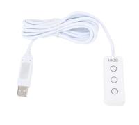 Bewinner Mini Teclado USB de 3 Teclas, Teclado Mecánico para Juegos con una Sola Mano con Diseño Braille, Macro Programable para OSU, Trabajo, PC, Mac, (White)