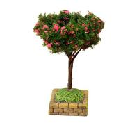 Bewinner Modelo de árbol en Miniatura de Resina para Manualidades, Decoración de Escritorio, Salpicadero de Coche, Escultura Realista de árbol de Pavetta con Base Extraíble, Mini Falso para Paisaje,