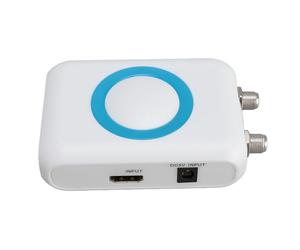 Bewinner Modulador de Alta Definición HDM66, Compatible con Formatos PAL y NTSC, Interfaz Multimedia HD 1080P con Salida AV y RF, Carcasa ABS para Sistemas CATV
