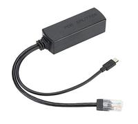 Bewinner Módulo de Fuente de Alimentación Divisor PoE Adecuado para Tableta, Cable Separador de Aislamiento Estándar USB de 48 V a 5 V, Adaptador PoE Compatible con Alimentación No
