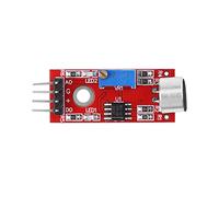 Bewinner Módulo de Micrófono de Alta Sensibilidad Placa Amplificadora de Audio Ganancia de 20 DB Sensor de Salida Analógica DC 3,3 V/5 V de bajo Ruido para Proyectos de Sonido