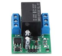 Bewinner Módulo de relé DPDT DC6-24V, Tablero de relé Biestable Biestable de Bloqueo Automático con Control de Pulso bajo, Indicador de Polaridad Inversa, Carga Máxima 5A, 1.6x1.3x0.9in (DC6-24V)