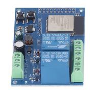 Bewinner Módulo de relé Dual Teclas Programables Flash de 4M para Desarrollo Secundario, Placa IoT DC5-60V con Puerto de E/S, WiFi BLE, Señal de Conmutación de Salida de relé de 2 Vías 5V para Hogar