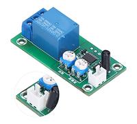 Bewinner Módulo de Vibración DC 12V Sensibilidad Retardo de Tiempo Interruptor de relé Ajustable Módulo de Sensor de Alarma, Contacto 10A