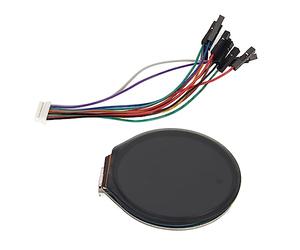 Bewinner Módulo LCD Redondo de 1,28 Pulgadas con MCU RP2040, Pantalla IPS de 240x240, Interfaz SPI, Controlador GC9A01A, para y Proyectos de Bricolaje