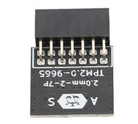 Bewinner Módulo PC Tpm 2.0, LPC 14pin Tpm 2.0 Módulo de Seguridad de Cifrado de Tarjeta Remota Procesador Criptográfico Discreto para