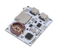 Bewinner Módulo Registrador de Datos Serie USB con Puertos Duales Tipo C, Soporte para Tarjeta de Memoria e Indicadores LED para Archivo de Archivos de Marca de Tiempo en Tiempo Real