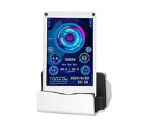 Bewinner Monitor de Temperatura de Computadora de 3,5 Pulgadas, Pantalla de Temperatura de PC AIDA64 Monitor de Datos de RAM de CPU de PC, Interfaz USB Dual Monitor de Temperatura de