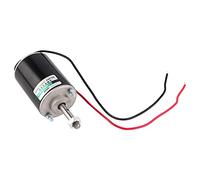 Bewinner Motor DC 30W 12V 3500RPM Imán Permanente Cepillado Alta Velocidad Bajo Ruido Mini Motores Eléctricos CW CCW para Máquina de Algodón de Azúcar Generador de Bricolaje (24V7000rpm)