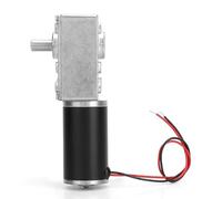 Bewinner Motor de Engranaje Helicoidal Reversible de 12 V, Eje de 8 Mm, Motor de Caja de Cambios Eléctrica con Reducción de Velocidad de 12 RPM, Alto par de 70 Kg.cm, Engranaje de Metal Duradero