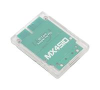 Bewinner MX4SIO SIO2SD Adaptador de Tarjeta de Micro Almacenamiento para, Lector de Tarjetas Estable Hecho a Mano, Reemplazo Azul Transparente para Accesorio Homebrew OPL (Blanco Transparente)