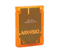 Bewinner MX4SIO SIO2SD Adaptador de Tarjeta de Micro Almacenamiento para, Lector de Tarjetas Estable Hecho a Mano, Reemplazo Azul Transparente para Accesorio Homebrew OPL (Naranja translúcido)
