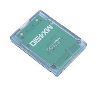 Bewinner MX4SIO SIO2SD Adaptador de Tarjeta de Micro Almacenamiento para, Lector de Tarjetas Estable Hecho a Mano, Reemplazo Azul Transparente para Accesorio Homebrew OPL (Azul Transparente)