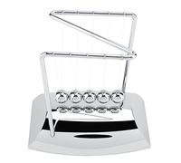Bewinner Newton's Cradle Balance Balls, Juguete de Péndulo de Ciencia Física para Decoración de Escritorio, Alivio del Estrés en la Oficina, Dispositivo Educativo de Energía Cinética, 7,28 X 4,72 X