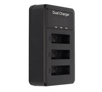 Bewinner NP BX1 Cargador de Batería para Cámara Cargador Triple USB de 3 Canales con Indicador de Batería para de Cámara ZV1 RX100M7 RX1R HX90 WX350 - Pantalla de Alimentación Protección Múltiple