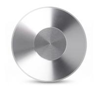 Bewinner Nuevo LP Placas giratorias Estabilizador de Discos de Metal Peso Peso Abrazadera-Negro(Plata)