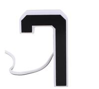 Bewinner Número de Casa LED 7, Señal de Dirección Retroiluminada a Prueba de Agua IP44 para el Hogar, Hotel, Tienda, Garaje - Acrílico, Resistente a la Intemperie, Fácil de Instalar