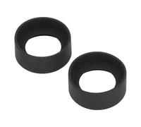 Bewinner Oculares para Microscopio, Cubiertas de Goma de 41 Mm de Diámetro para Microscopios Estéreo de 37,5 a 39 Mm, Diseño de ángulo Plano para una Visualización Clara y un Fácil Manejo