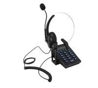 Bewinner Oficina de Negocios Teclado Multifuncional para Teléfono Centro de Llamadas Auriculares con Cancelación de Ruido, Identificador de Llamadas FSK/DTMF, Volumen Ajustable, Indicador de Anillo