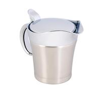Bewinner Olla para con Aislamiento de Acero Inoxidable 304, Jarra Térmica de Doble Pared para Servir, 750 Ml Grande, Tapa con Botón Pulsador con una Sola Mano, Boquilla Antigoteo para,