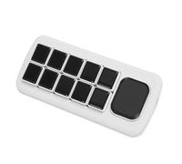 Bewinner Panel de Control de Voz AI Multifuncional, 10 Teclas Macro LCD Mecánicas y Pantalla Secundaria de 2,01 Pulgadas para Automatización del Hogar Inteligente, Admite Interacción de (Black)