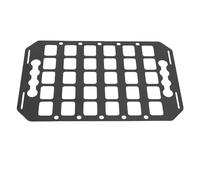 Bewinner Panel Molle de Aluminio para Caja de Camión, Organizador de 12,5x8x0,08 Pulgadas para de Riel en L para Camioneta SUV, Tablero de Almacenamiento Liviano y Resistente con Muchos Agujeros
