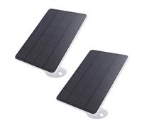 Bewinner Panel Solar de 10W para Ring Doorbell |Soporte Ajustable de 360°, Resistente Al Agua IP65, Silicio Monocristalino de Alta Eficiencia, Conector de Anillo en Forma de U