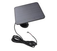 Bewinner Panel Solar de 5 W para Cámara de Seguridad y Timbre con Vídeo, Resistente Al Agua IP65, Montaje Ajustable de 360° con Cable de, Terminal de Junta Tórica, Cargador Solar para Cámara Exterior