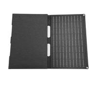 Bewinner Panel Solar Portátil de 60 W Plegable con Salida USB C, Cargador Solar Monocristalino para Viajes Al Aire Libre, Camping, Cargas de 18 V/12 V/5 para Teléfono Tableta Portátil