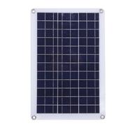 Bewinner Panel Solar Portátil de Silicio Monocristalino de 20 W con Regulador de 60 A, Diseño Resistente Al Agua para Acampar Al Aire Libre, Automóviles, Barcos y Vehículos Recreativos