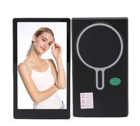 Bewinner Pantalla de Monitor de Selfie de Vlog de Teléfono, Monitor de Cámara Trasera de Pantalla Trasera Magnética de 4.7 Pulgadas con Control Remoto Bluetooth, Que USA la Cámara Trasera (Black)