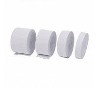 Bewinner Paquete de 4 Bandas Elásticas de Costura blancas: 2 Pulgadas, 1,5 Pulgadas, 1 Pulgada, 0,6 de Ancho, 5, Yardas Cada una, Banda Elástica de Alta Elasticidad para Pretinas, Pantalones,